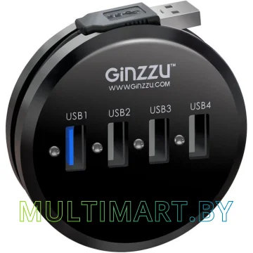 USB-хаб Ginzzu GR-314UB